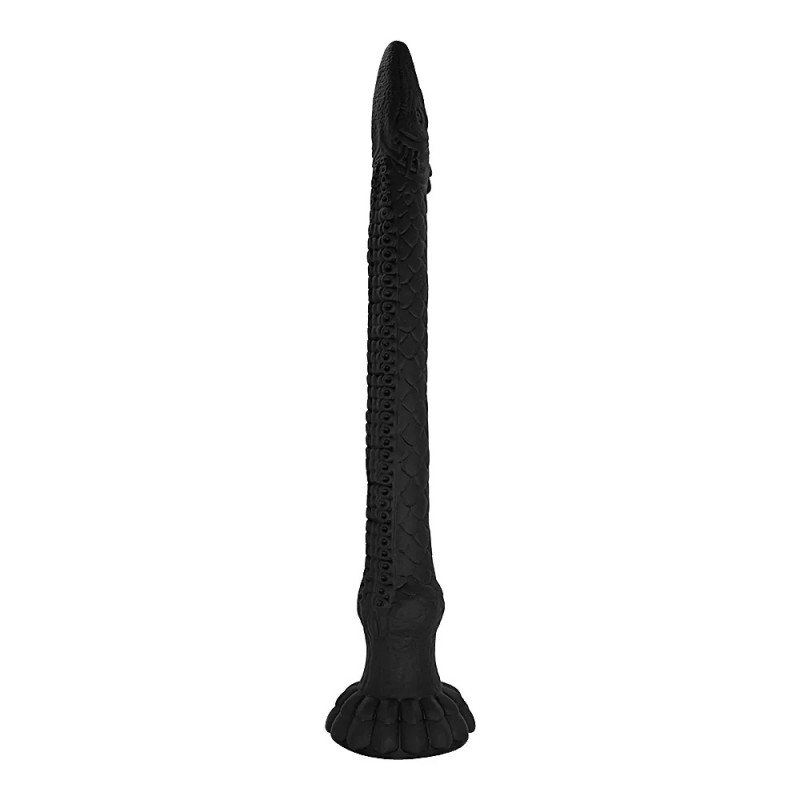 Snake Venom Πρωκτικό Ομοίωμα Σιλικόνης - Μαύρο - 42cm