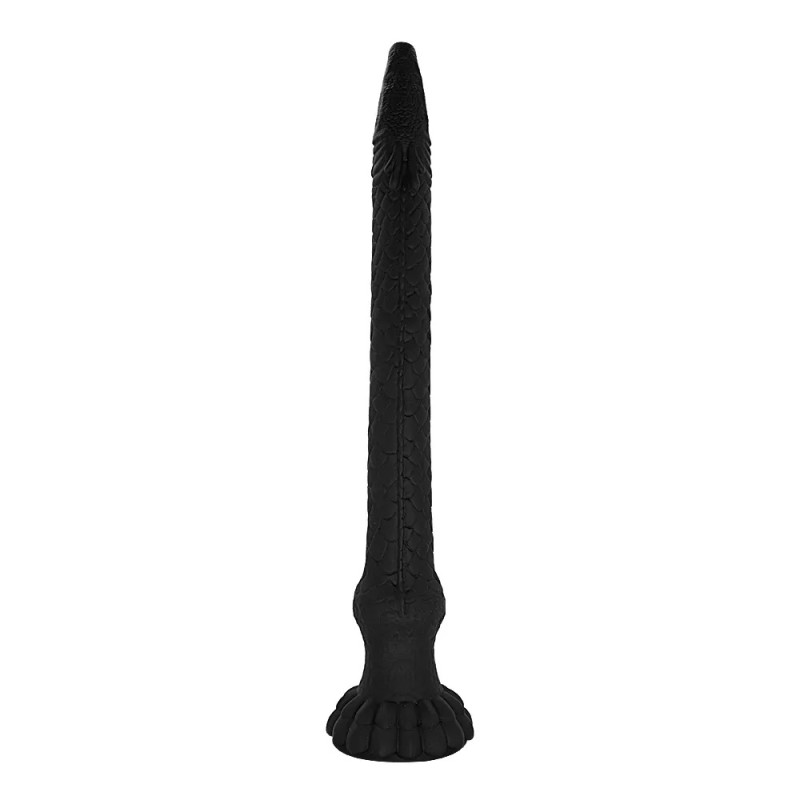 Snake Venom Πρωκτικό Ομοίωμα Σιλικόνης - Μαύρο - 42cm