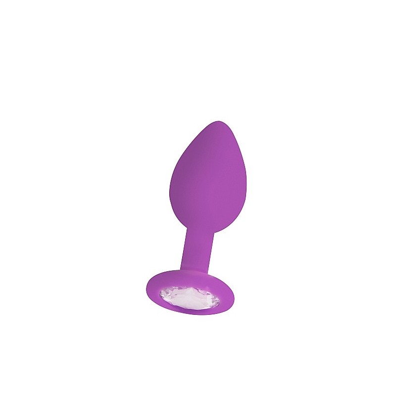 Regular Diamond Butt Plug - Purple