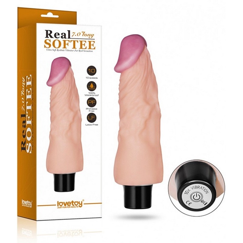 Lovetoy | Real Softee | Ρεαλιστικός Δονητής - 17,8cm