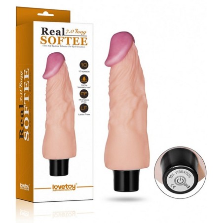 Lovetoy | Real Softee | Realistic Vibrator 10 Vibration Modes - 17,8cm