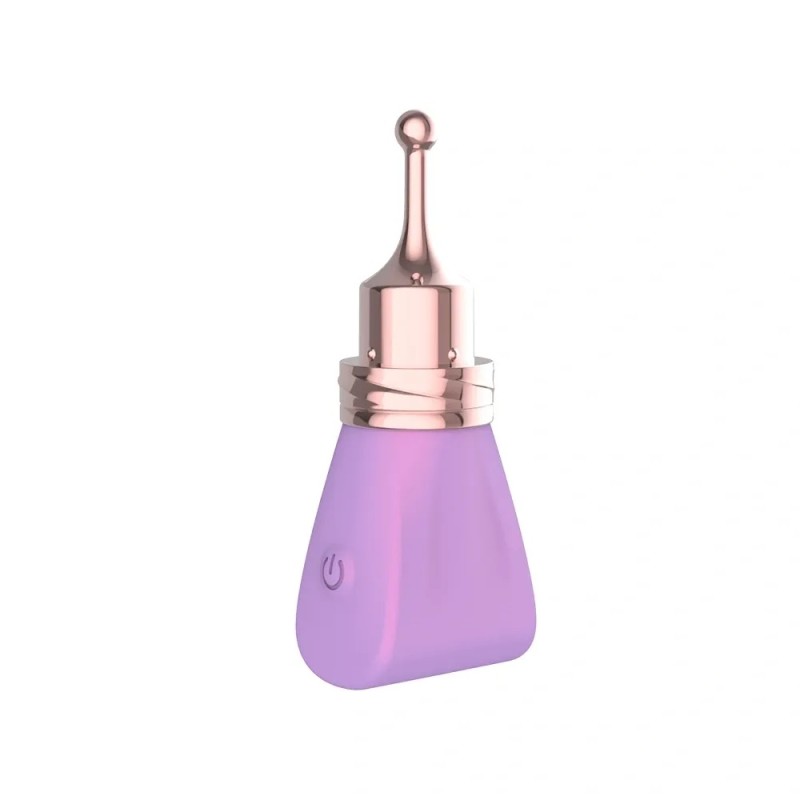 Guilty Toys | Silicone Mini Vibrator Lilac Bow with 3 Interchangeable Accessories - Lilac - 8,8cm