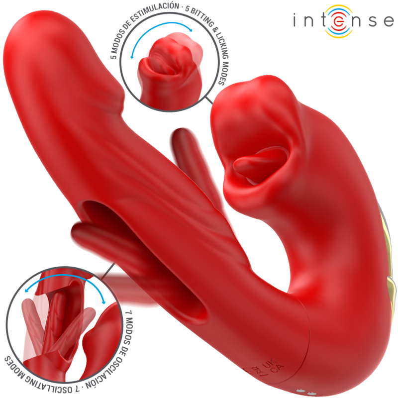 INTENSE | NATHY | Double VIibrator With Multifunction Stimulating Mouth