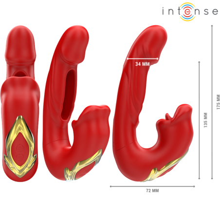 INTENSE | NATHY | Κλειτοριδικός και G-Spot Multifunction Δονητής