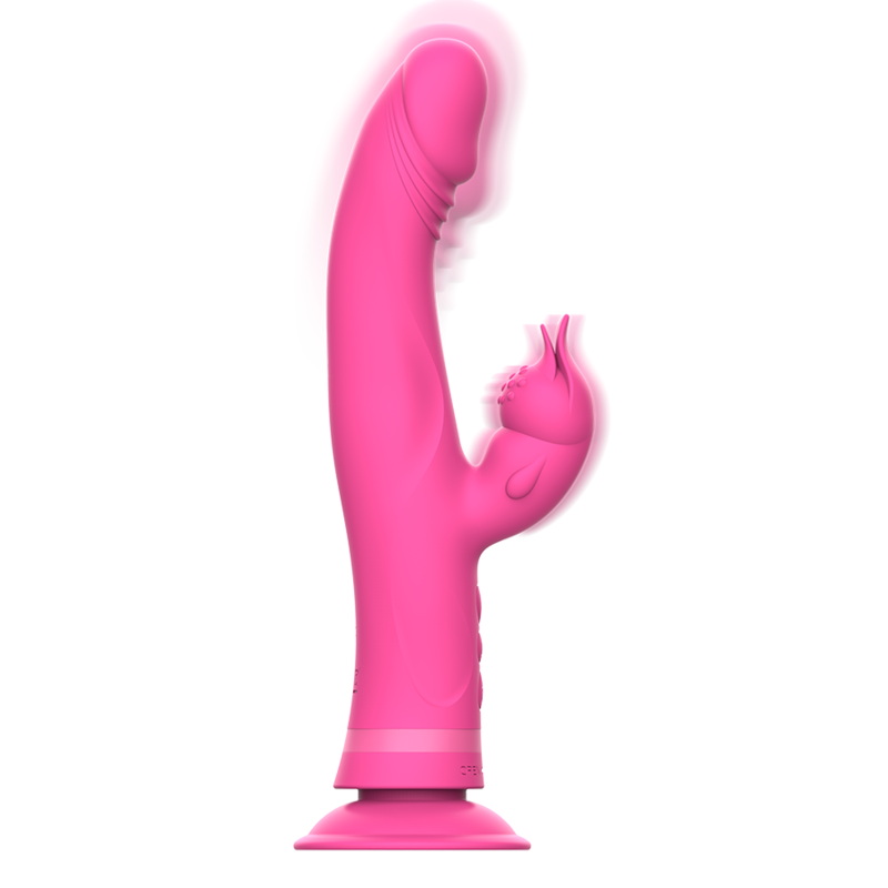 INTENSE | JULIO | Silicone Rabbit Vibrator - Pink