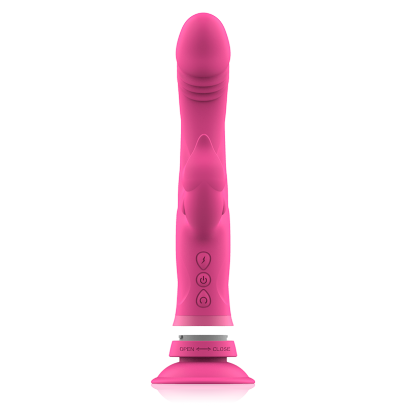 INTENSE | JULIO | Silicone Rabbit Vibrator - Pink