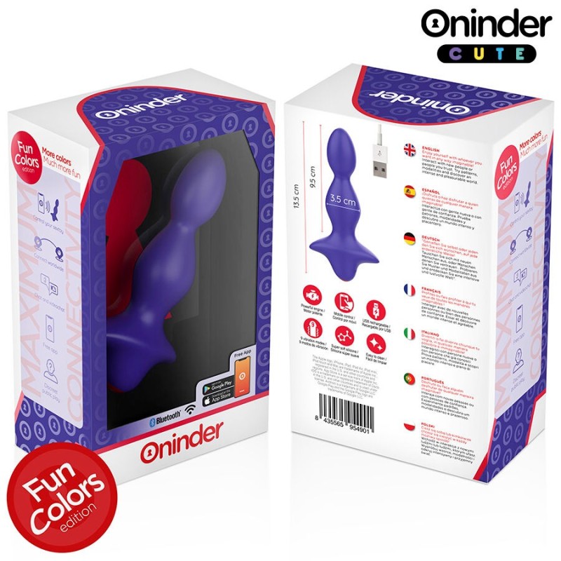 ONINDER CUTE | Love Butt | App Controlled Vibrating Butt Plug