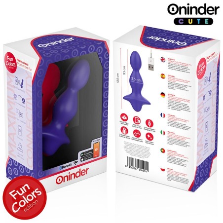 ONINDER CUTE | Love Butt | App Controlled Δονούμενη Πρωκτική Σφήνα