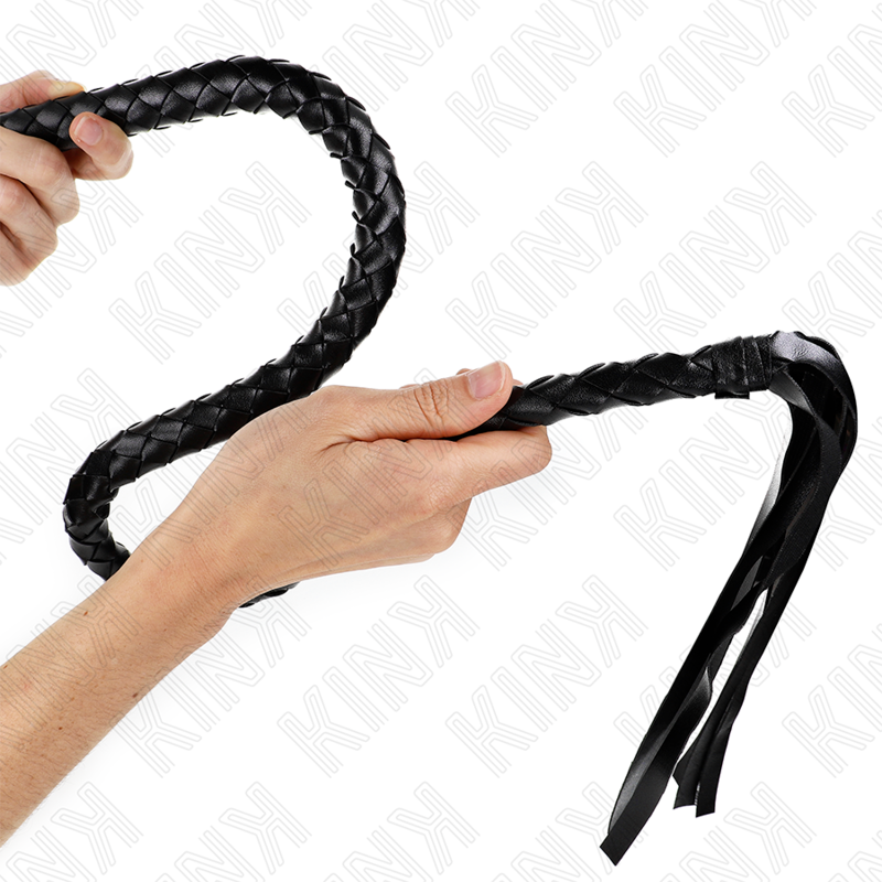 KINK | Snake Whip With Black Hand Ring 65cm