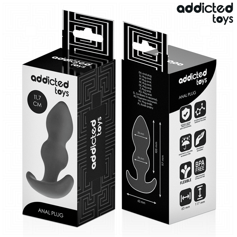 ADDICTED TOYS | Πρωκτική Σφήνα Σιλικόνης - Large 11.7cm