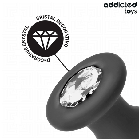 ADDICTED TOYS | Silicone Anal Plug With Jewel Small 8,8cm