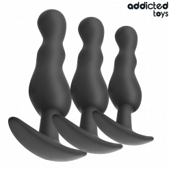 ADDICTED TOYS | Set Πρωκτικές Σφήνες Σιλικόνης - Model 1