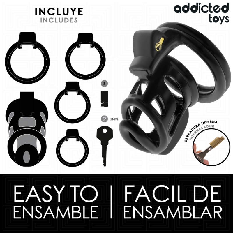 ADDICTED TOYS | LOCKED - GILDEN CAGE | Chastity 8,5cm