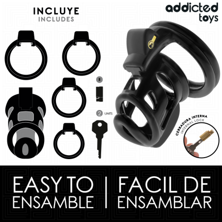 ADDICTED TOYS | LOCKED - GILDEN CAGE | Chastity 8,5cm