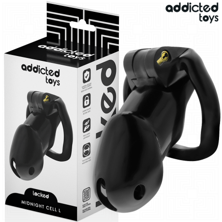 ADDICTED TOYS | LOCKED | MINDNIGHT CELL | Penis Cage Size Large
