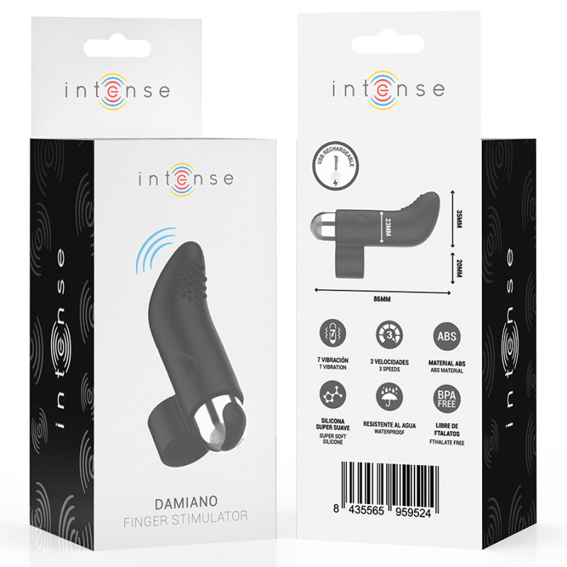 INTENSE | DAMIANO | Rechargeable Finger Vibrator