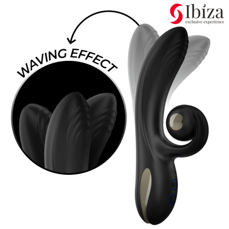 IBIZA | TWISTER | Vibrator With Curved Stimulator & Rotation