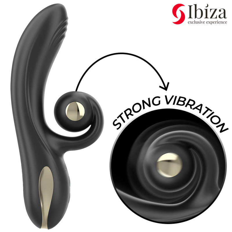 IBIZA | TWISTER | Vibrator With Curved Stimulator & Rotation