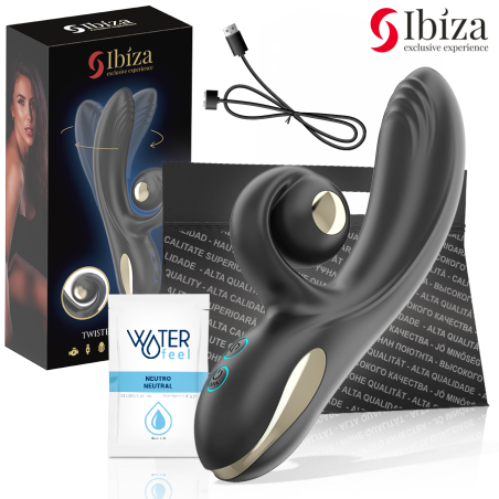IBIZA | TWISTER | Vibrator With Curved Stimulator & Rotation