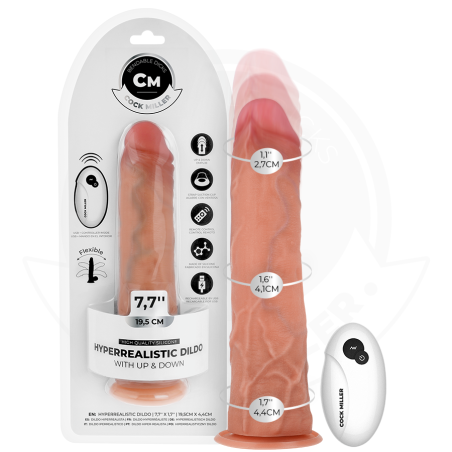 COCK MILLER | Ρεαλιστικό Ομοίωμα Πέους | Thrusting & Remote Control 19,5cm