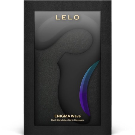 LELO | ENIGMA WAVE | Massager Σιλικόνης Τριπλής Δράσης - Μαύρος
