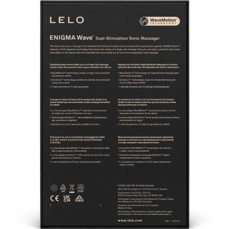 LELO | ENIGMA WAVE | TRIPLE VIBRATION MASSAGER BLACK