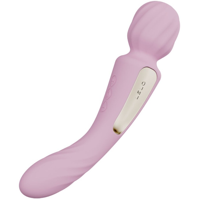 LELO | SWITCH | WAND DOUBLE STIMULATION VIBRATOR - SOFT PINK