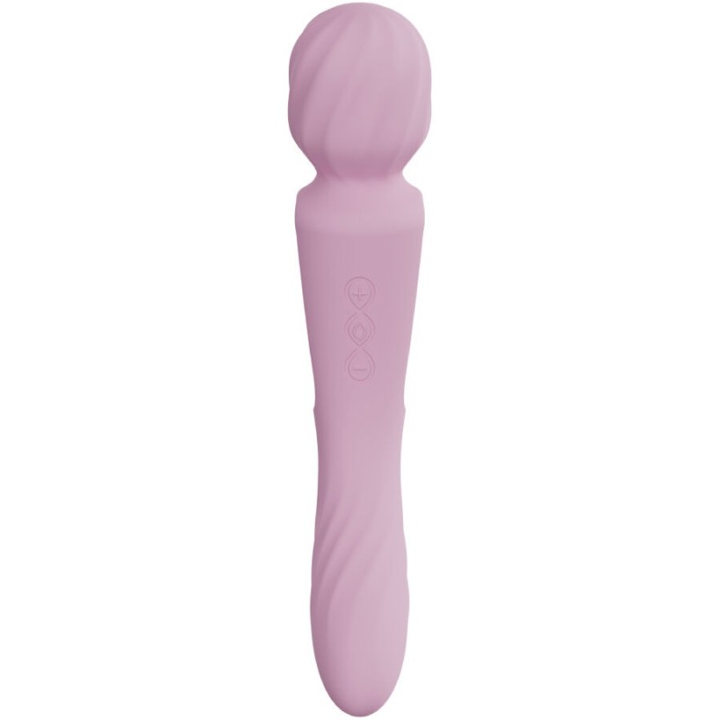 LELO | SWITCH | WAND DOUBLE STIMULATION VIBRATOR - SOFT PINK