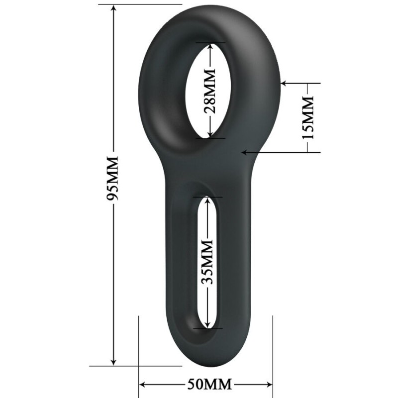 CRAZY BULL | ONIEL | SILICONE COCK RING MODEL 18