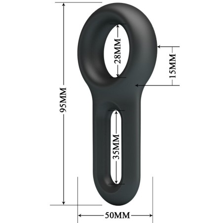 CRAZY BULL | ONIEL | SILICONE COCK RING MODEL 18