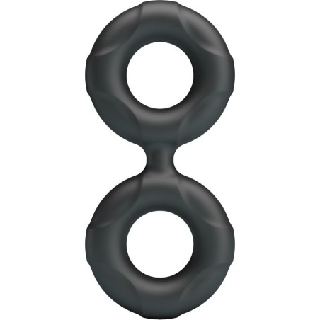 CRAZY BULL | RADWAN | DOUBLE SILICONE COCK RING MODEL 19