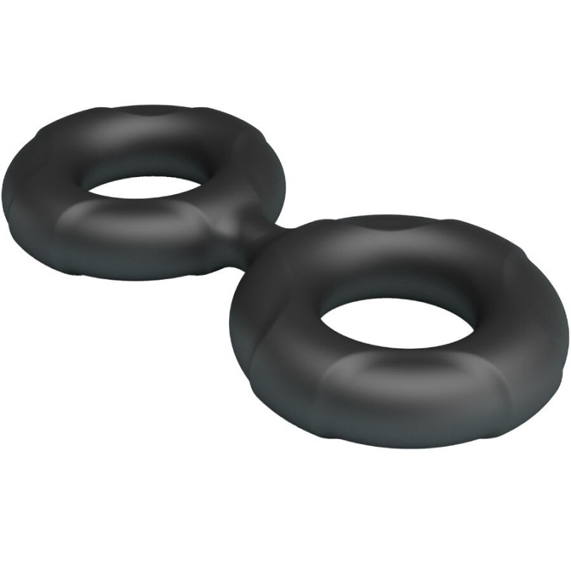 CRAZY BULL | RADWAN | DOUBLE SILICONE COCK RING MODEL 19