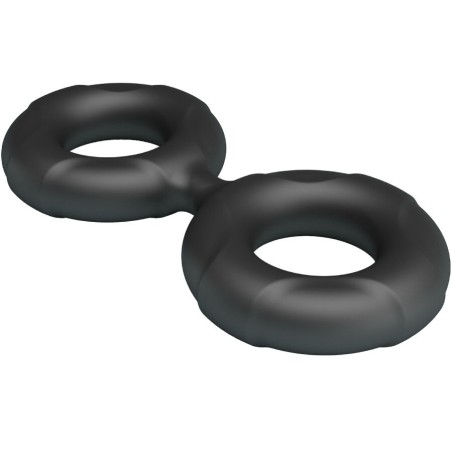 CRAZY BULL | RADWAN | DOUBLE SILICONE COCK RING MODEL 19