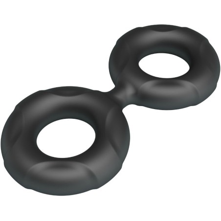 CRAZY BULL | RADWAN | DOUBLE SILICONE COCK RING MODEL 19