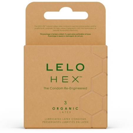 LELO | HEX | Οργανικά Προφυλακτικά 3τμχ
