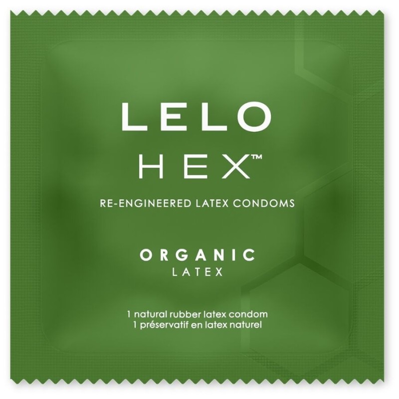 LELO - HEX ORGANIC CONDOM - 1 UNIT