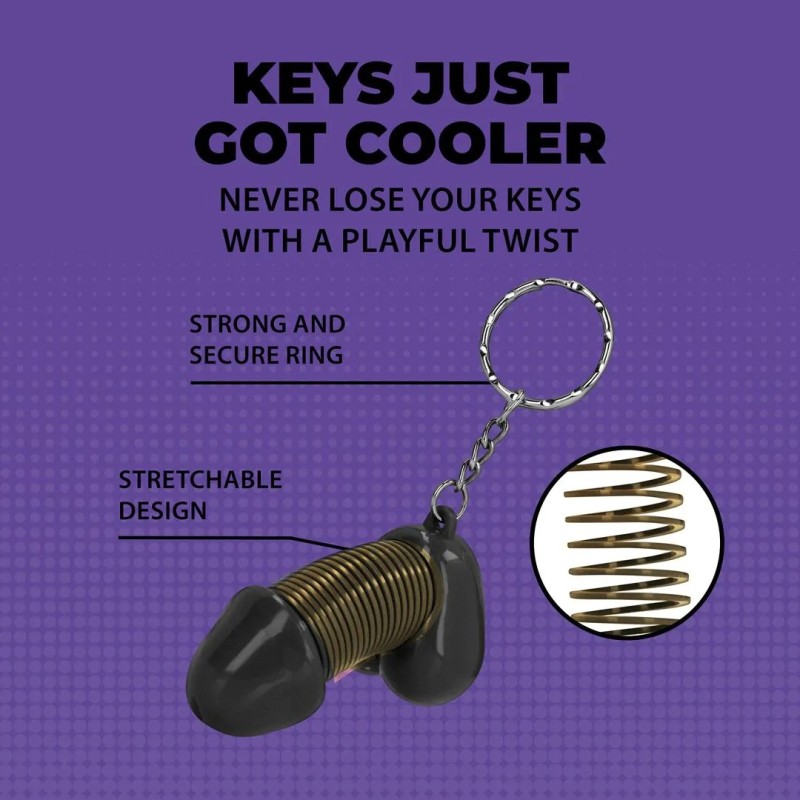 Super John | Keychain - Black