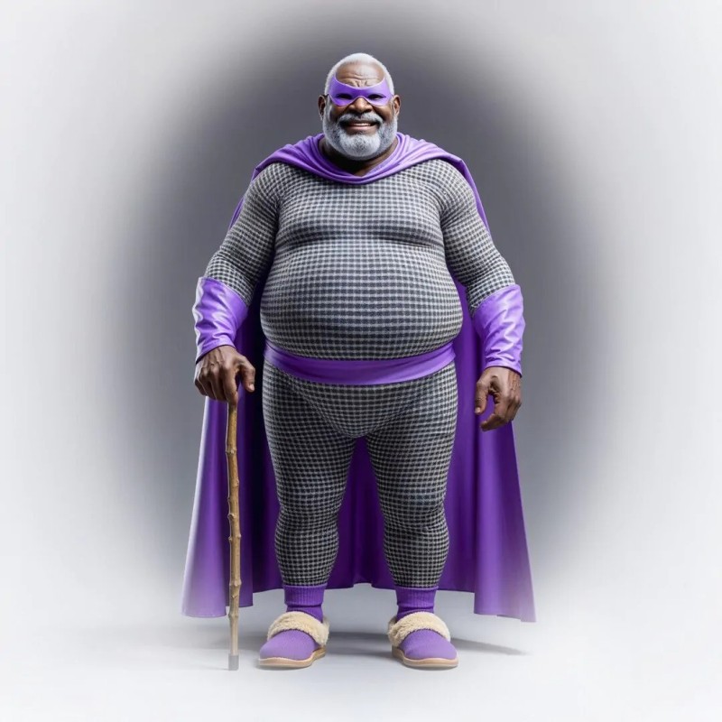 Super John | Keychain - Black