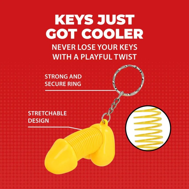 Super Dicky - Keychain - Yellow