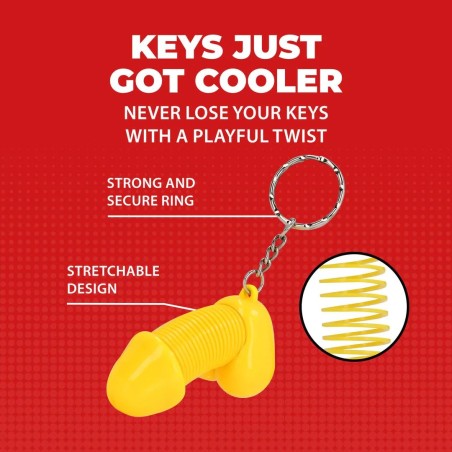 Super Dicky - Keychain - Yellow