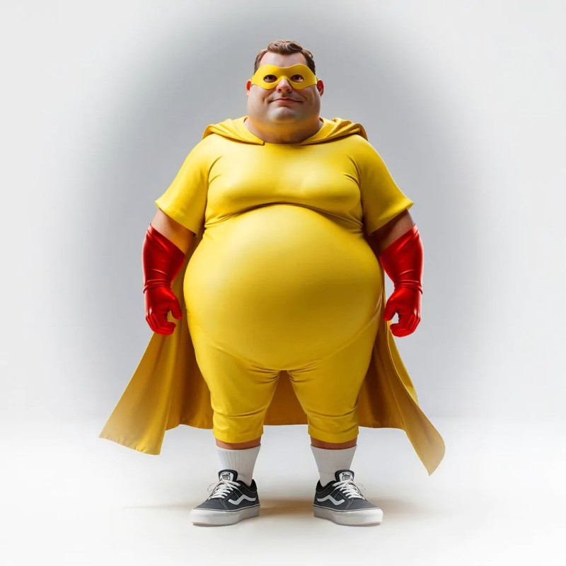 Super Dicky - Keychain - Yellow