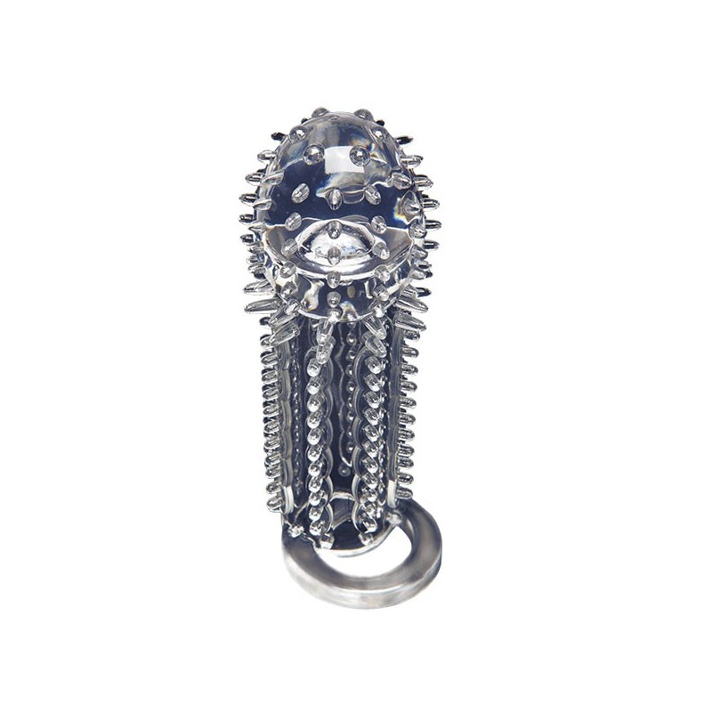 OptiMALE - Stimulator Extension with Ball Strap - Clear
