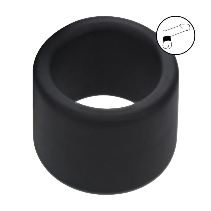 Liquid Silicone Ball Strap - Large - 34mm - Black