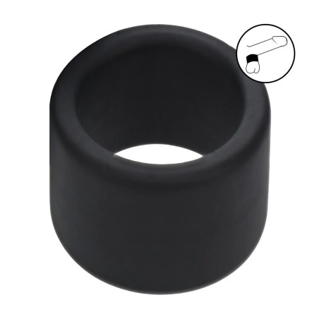 Liquid Silicone Ball Strap - Large - 34mm - Μαύρο