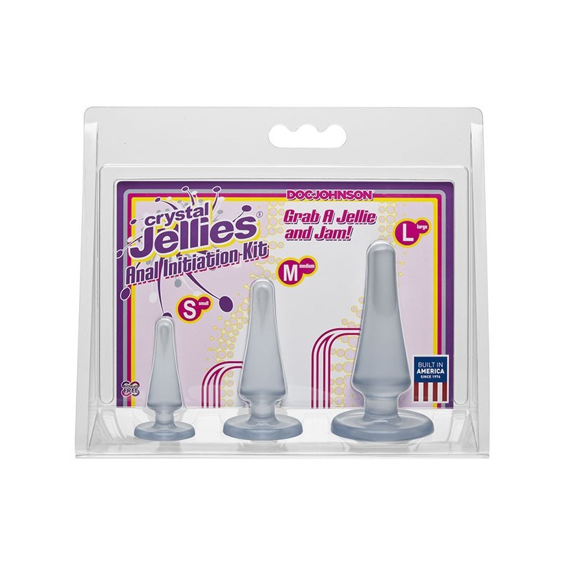 Crystal Jellies Anal Initiation Kit - Clear