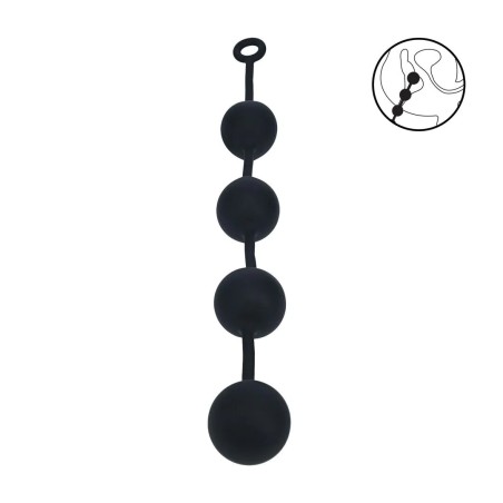 Round Silicone Anal Balls - XXL - 6cm