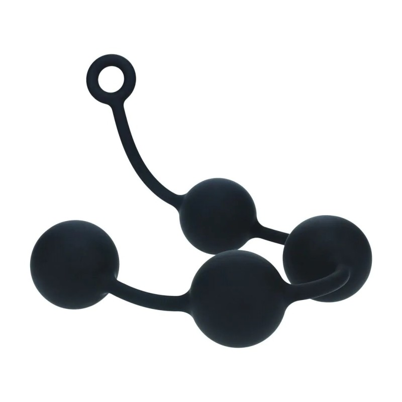 Round Silicone Anal Balls - XXL - 6cm