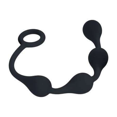 Waterdrop Silicone Anal Balls - Small - 2cm - Black