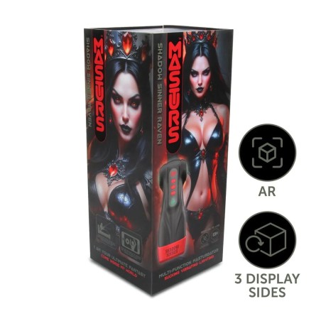 MASTURS | Raven | Shadow Sinner | Multi Function Masturbator
