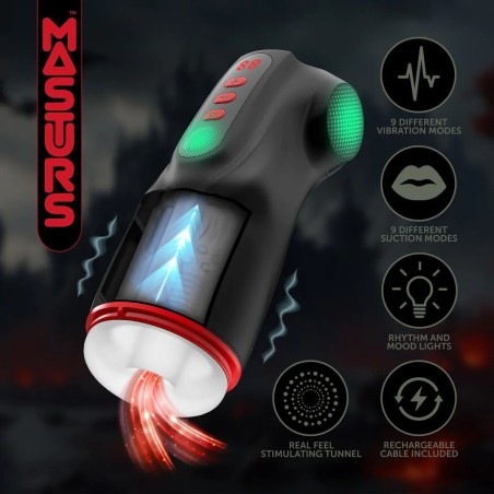 MASTURS | Raven | Shadow Sinner | Multi Function Masturbator